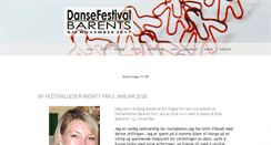 Desktop Screenshot of dansefestivalbarents.no