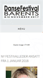 Mobile Screenshot of dansefestivalbarents.no